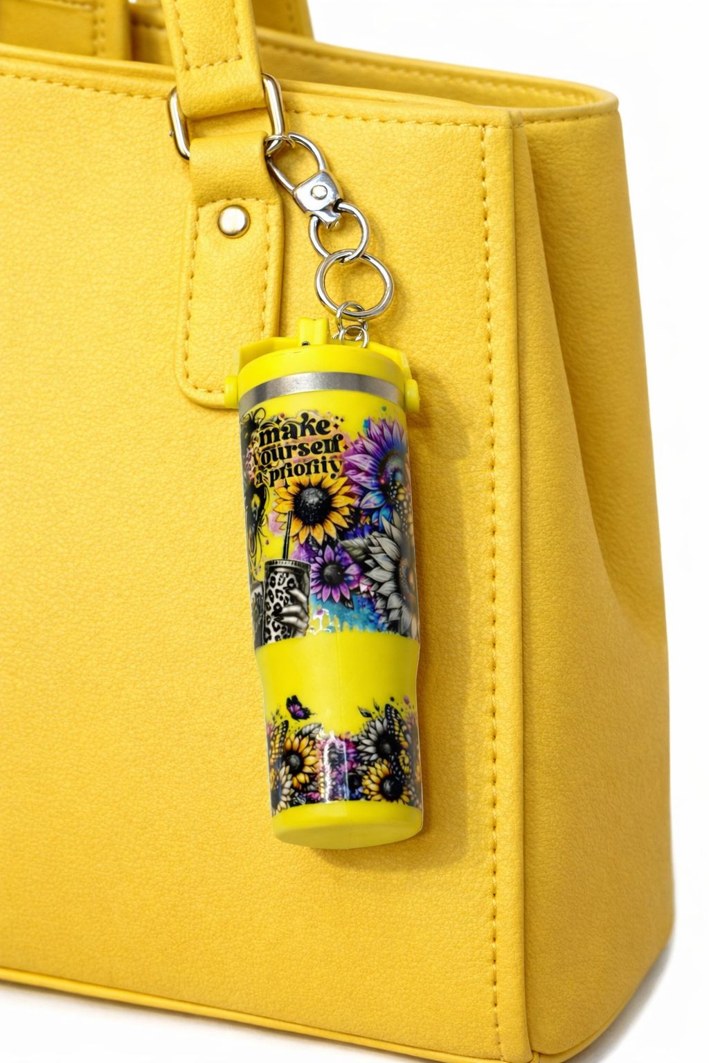Mini Stanley Lip Balm Holder Keyring with Make Yourself A Priority Wrap