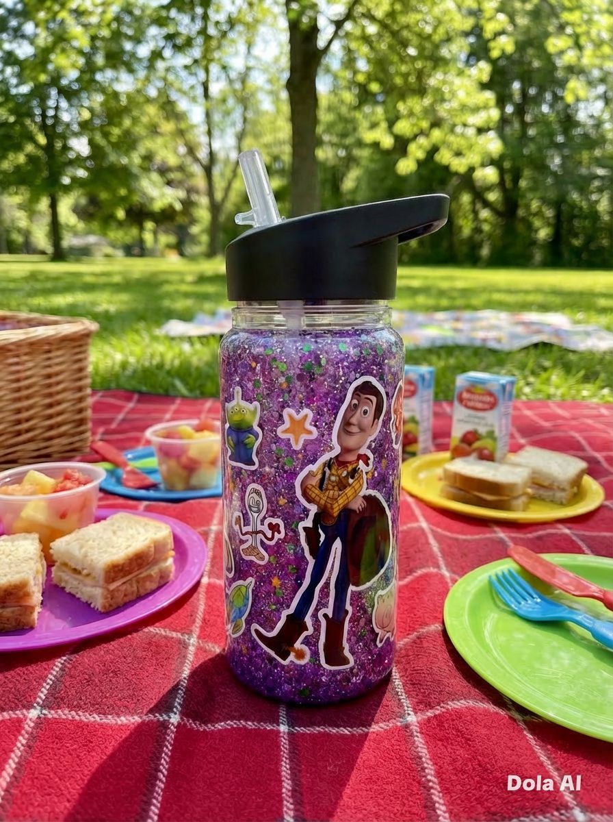 10oz Kids Snowglobe Water Bottle – Toy Story Wrap