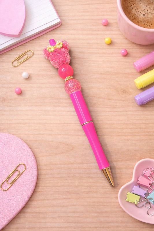 Pink “Sugar Mickey Head” Focal Pen