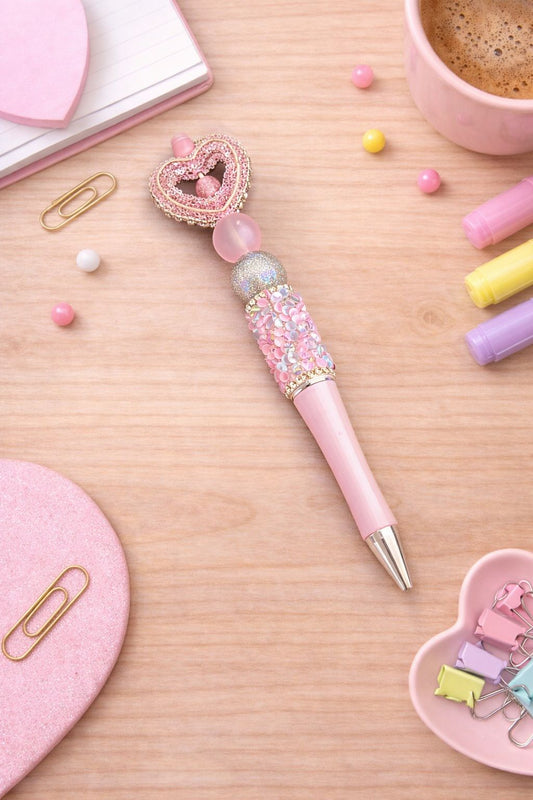 Pink “Sugar Heart” Luxury Focal Pen