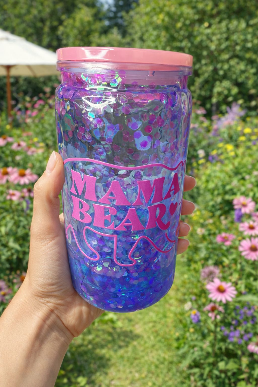 16oz Drip Globe with Mama Bear Wrap