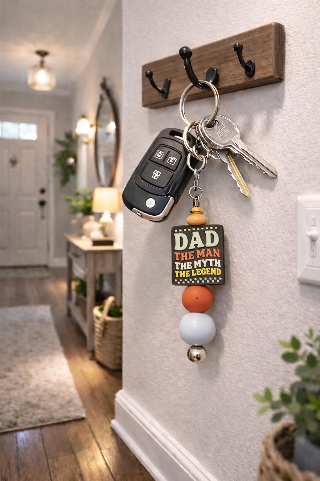 Dad "The Man The Myth The Legend" Focal Keyring
