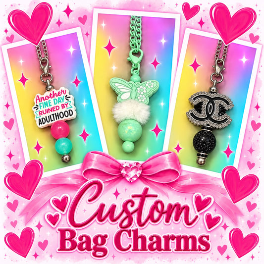 Custom Bag Charms – Made to Order