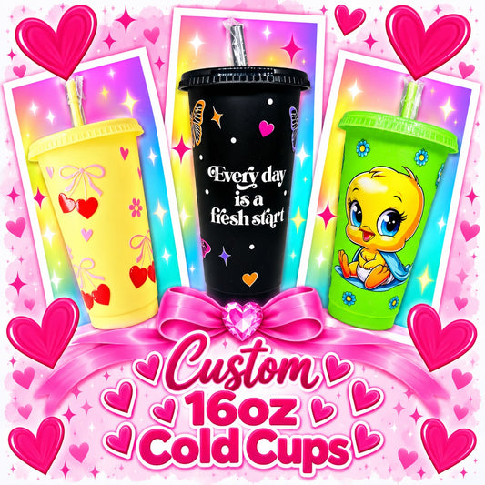 16oz Custom Cold Cup – Made to Order
