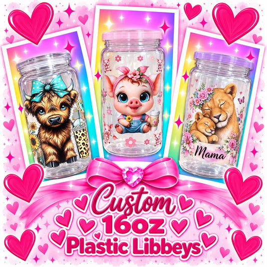 16oz Custom Plastic Libbey-Style Cup – Made to Order