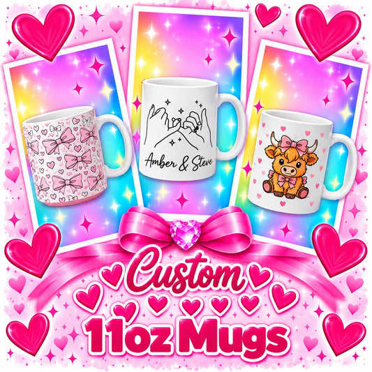 Custom 11oz Sublimation Mugs – Made to Order