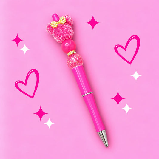 Pink “Sugar Mickey Head” Focal Pen