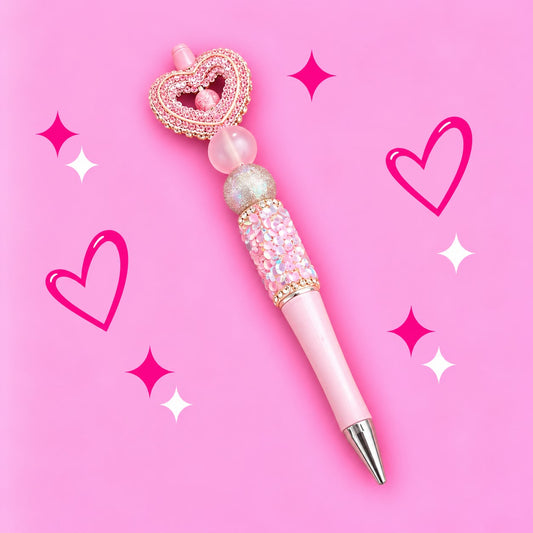 Pink “Sugar Heart” Luxury Focal Pen