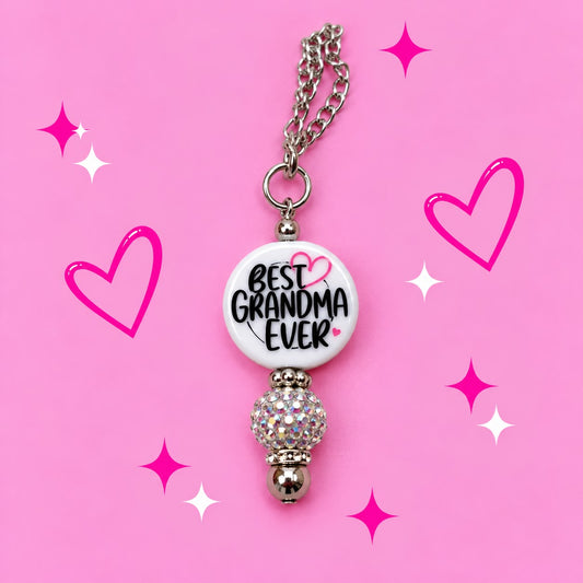 "Best Grandma Ever" Bag Charm