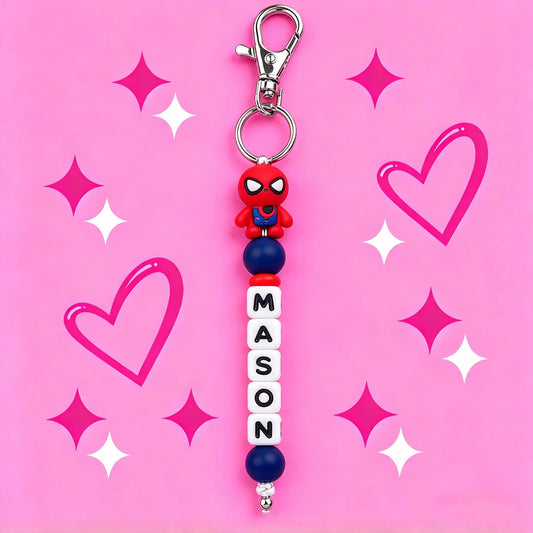 Spiderman Bookbag Keyring